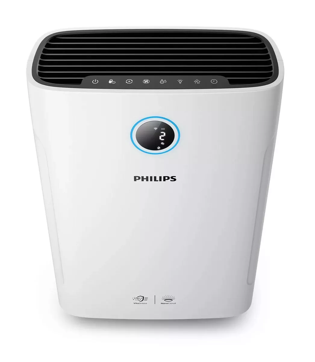 Purificatore d'aria e umidificatore Philips 2in1 AC2729/10 HEPA filtro WLAN  APP