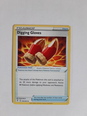 Pokemon Evolving Skies Digging Gloves 145/203 | NM-M | English