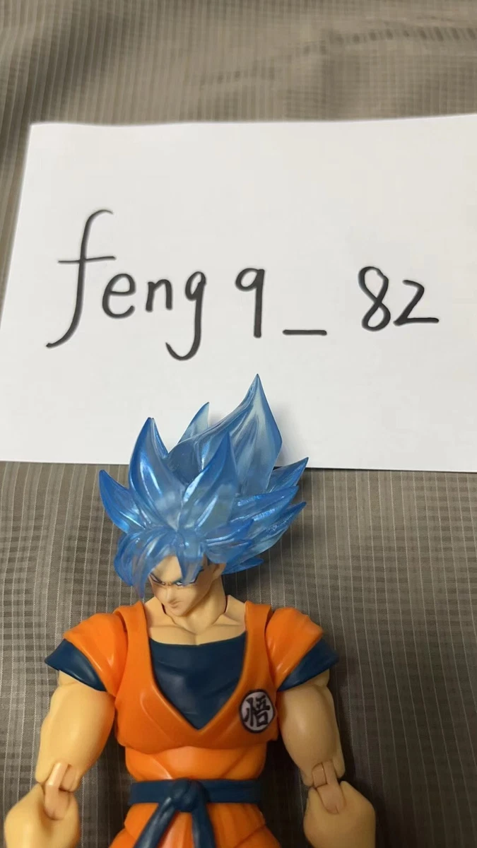 custom DRAGON BALL z S.H.Figuarts goku Transparent blue head eBay