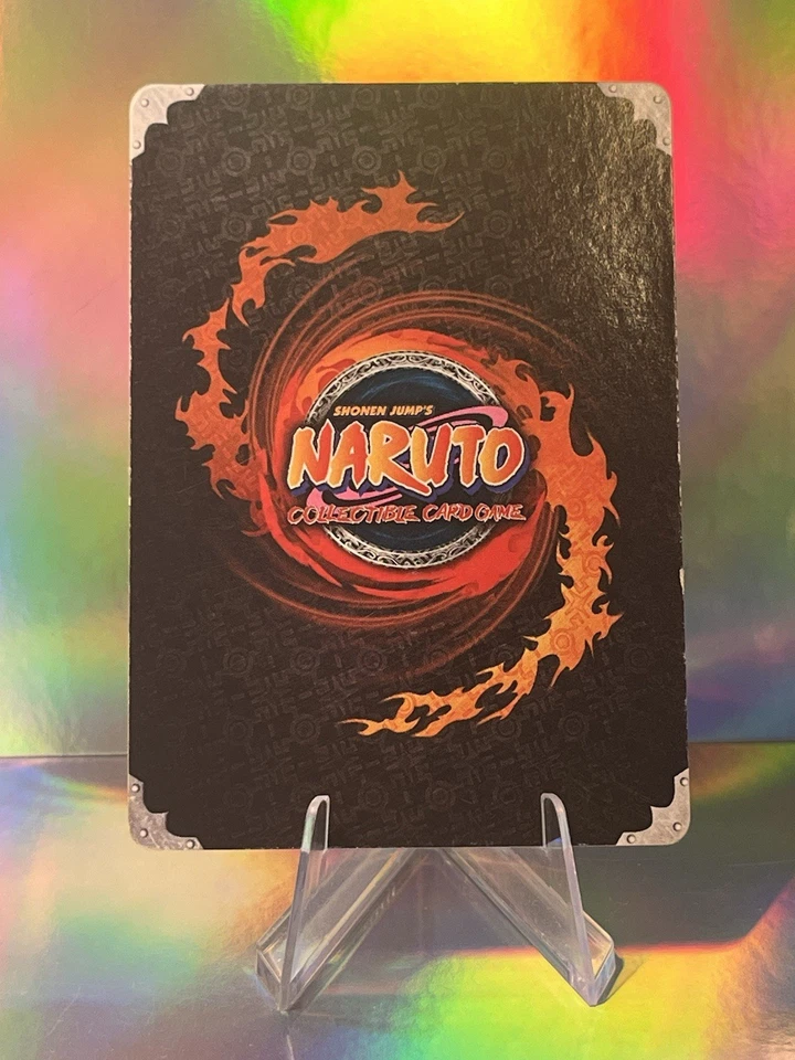 Naruto CCG Naruto Uzumaki & Jiraiya Foil Card #304 2002 HP - Image 2 of 2