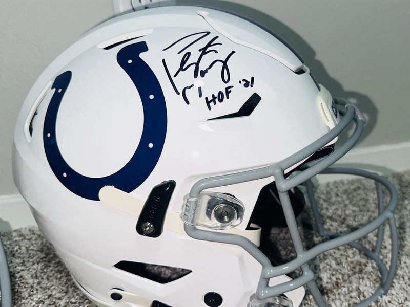 Peyton Manning Autographed Speedflex PSA COA Indianapolis Colts HOF QB
