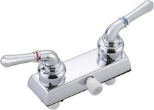 RV Shower Faucet, 4" RV Camper Shower Faucet Valve Diverter with Hot/Cold