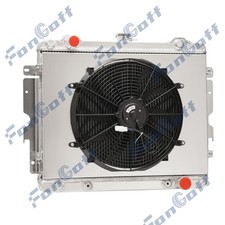 3rows Radiator Shroud Fan For 73-79 Dodge Dart Plymouth Chrysler Duster Valiant
