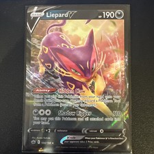LIEPARD V 104/198 Chilling Reign Pokemon card - Ultra Rare Half Art NM