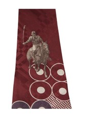 Vintage Polo Ralph Lauren Tie Equestrian Jockey 90's 100 Silk USA Made