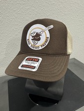 RETRO CLASSIC SAN DIEGO PADRES LOGO ADULT FOAM TRUCKER SNAPBACK HAT NEW