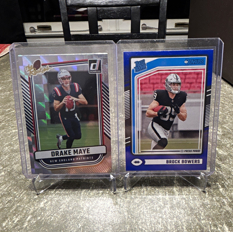 Donruss 2024 NFL Rookie Card Lot (12) Optic/Prizm/Mosaic Maye/Daniels