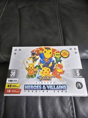 PIKACHU Cosplay2 HEROES & VILLAINS Cards Box 30 Packs Peru Flash