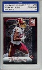 2020 Panini Donruss Elite 2000 Elite #Tm Terry Mclaurin TCGS Gem Mint 10 n1 AL42