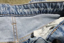 Gap Teen Girlfriend High Rise Jeans Size 16