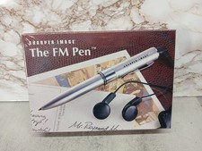 Sharper Image THE FM PEN QU129 Sealed New Unused Rare Retro Vintage