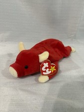 Ty Beanie Baby Snort - MWMT Bull 1995 
