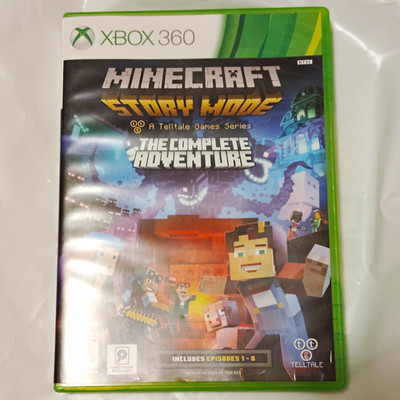 Minecraft: Story Mode - The Complete Adventure - Xbox 360 - Disc & Case