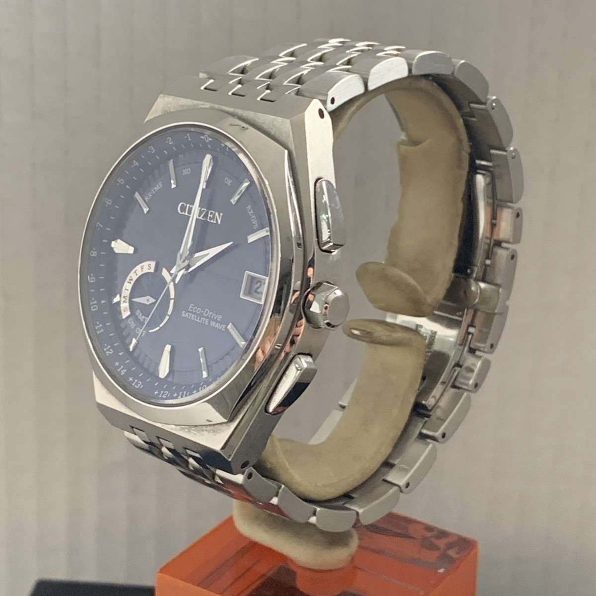 Citizen Men's Eco-Drive Satellite Wave GPS World Time Bracelet