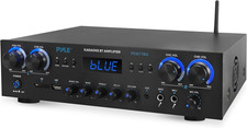 Home Stereo Receiver with Bluetooth - 4 Channel Amplifier, 800 Watt Max, USB-A I