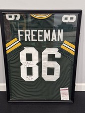 PACKERS Antonio Freeman XXXI signed w/ #86 JSA COA AUTO Autograph FRAMED