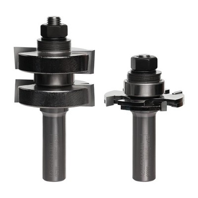 99-036: 1-3/4'' (Dia.) Adjustable Tongue & Groove Bit Set