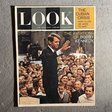 LOOK Magazine August 25 1964 Ambitions of Bobby Kennedy Cuban Missile Crisis