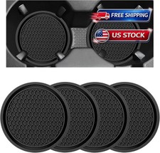 Car Cup Holder Coaster, 4PCS Silicone Cup Hol...