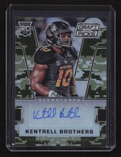 Kentrell Brothers 2016 Panini Prizm Collegiate Draft Picks Camo Rookie Auto /199