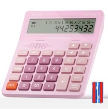 Talking Calculator 12 Digit Dual Line LCD Display Large Buttons Voice Broadcast