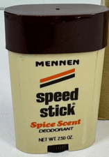 6x Speed Stick Deodorant Spice Scent by Mennen 2.5 oz Vintage