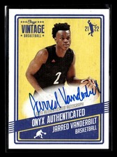 2021-22 Onyx Vintage Jarred Vanderbilt #VAJV Blue Auto Autograph TV658