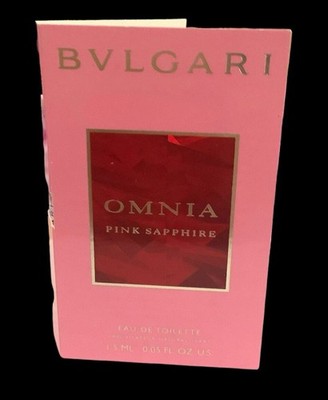 Bvlgari Omnia Pink Sapphire Eau de Toilette EDT Sample Spray .05oz New!
