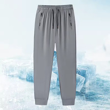 Men's Workout Pants Lightweight Outdoor Hiking Pants Casual Running Sweatpants