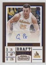 2017 Panini Contenders Draft Picks College Ticket Blue Foil Alec Peters Auto 0c2