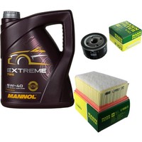 Mann Inspektionspaket 5L Mannol Extreme 5W-40 FüR Dacia Duster Logan MCV 1.6 16V