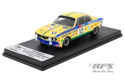 BMW 2800 CS Alpina 24h Spa 1971 Liane Engeman Christine Beckers 1:43 Trofeu