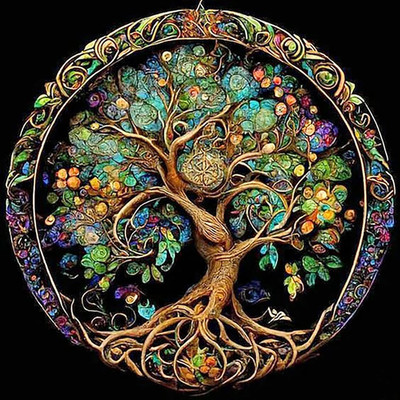 5D Diamond Painting Kits for Adults Beginners Tree of Life DIY Full Drill Decor