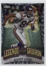 2024 Topps Chrome Legends of the Gridiron Lazer Refractor Randy Moss HOF 1jx9