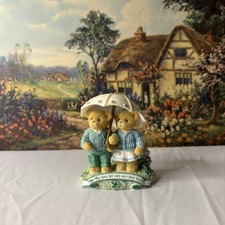 2003 Cherished Teddies Irish Blessing Figurine Rare Collectors Item Cottagecore