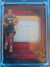 2024-25 Panini Silhouette Jabari Smith Jr. Silhouettes Jersey Bronze #8/49