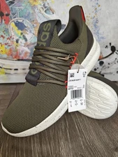 Adidas Lite Racer Adapt 7.0 Mens Size 8.5 Olive Green Running Shoes NEW Sneakers