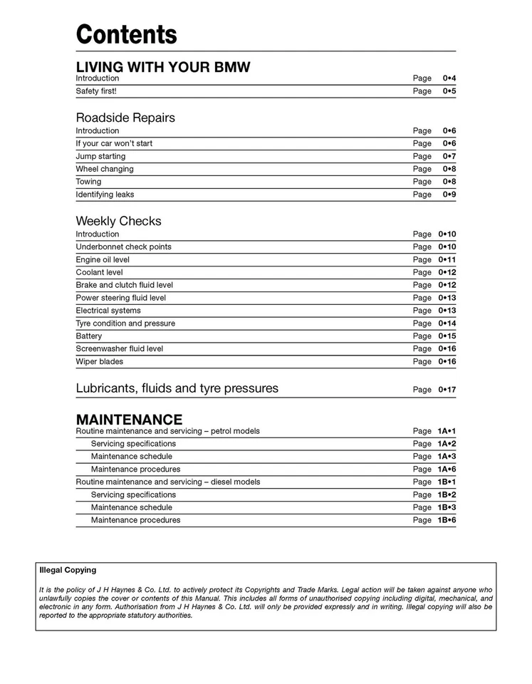 BMW 3-Series Petrol & Diesel (2005-Sept 2008) Haynes Repair Manual - Image 3 of 4