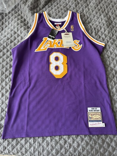 Maillot Kobe Bryant Lakers 1996-1997 Mitchell & Ness – Taille M, Flambant Neuf, NBA Basketball