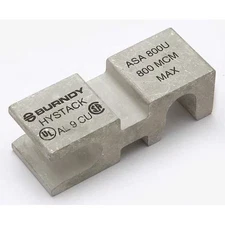 Burndy Asa800u Mechnicl Conn,Adptr,800 Kcmil To 1/0 Awg