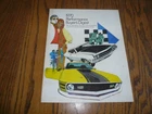 Original 1970 Ford Performance Buyers Digest Sales Brochure Cobra Mustang Boss B