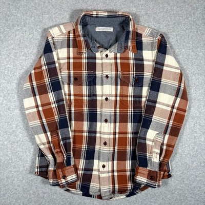 Outerknown Blanket Flannel Shirt Mens Medium Multicolor Plaid Cotton Button Up