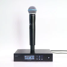 New Beta58 Wireless Handheld Microphone Set QLXD B58 100 Channel System