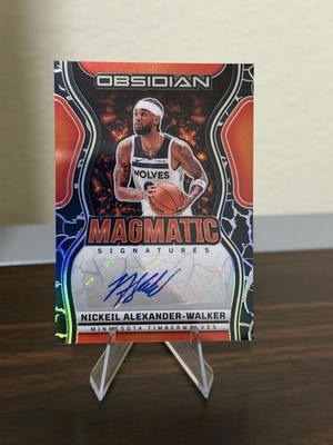2024-25 Panini Obsidian #MS-NAW Nickeil Alexander-Walker Magmatic AUTO #/149