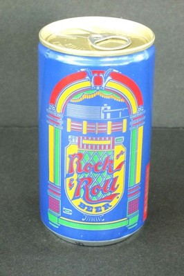 Vintage Rock n Roll Beer Can w/Wurlitzer Jukebox Breweriana BO BLUE