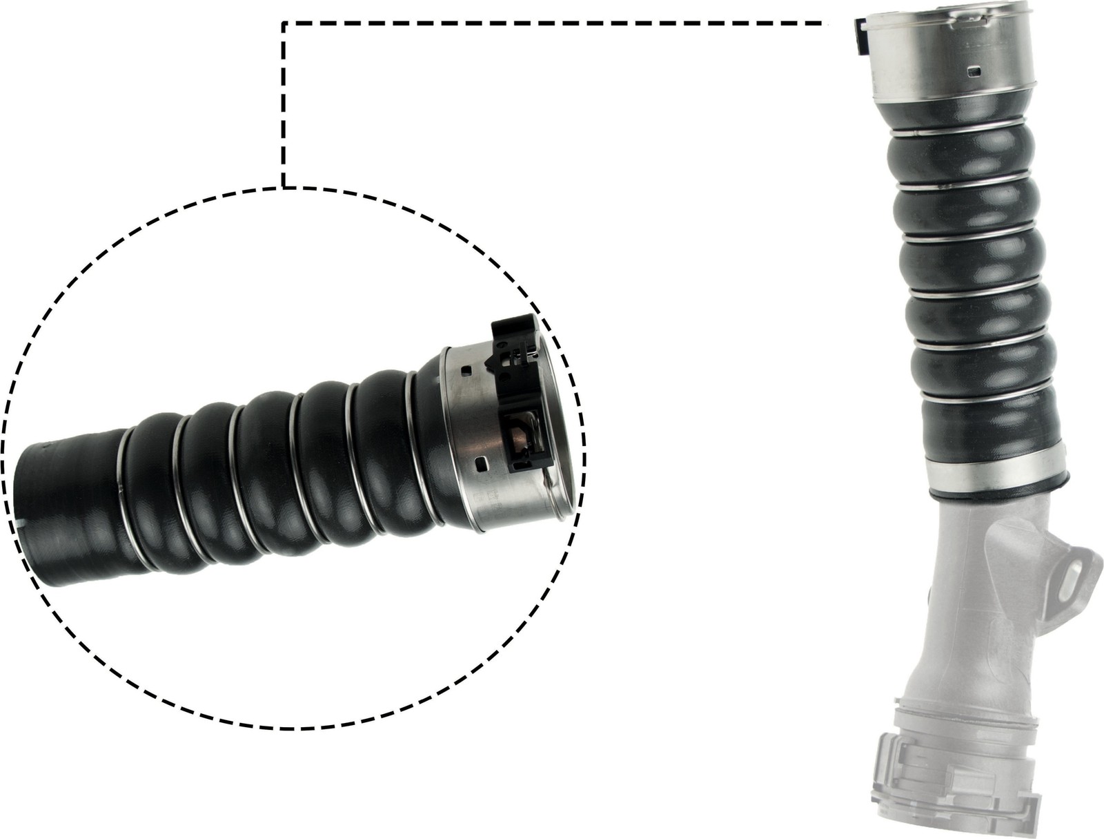 GATES-OE 09-0084 Charge Air Hose for RENAULT