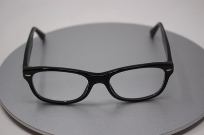 Ray-Ban 1528 Square Eyeglasses Frame Only Polished Black Kids Optical 48-16-130