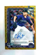 Carson Palmquist /50 Topps Chrome Gold Refractor 5 Auto 10 Rookie 25 Rc 50