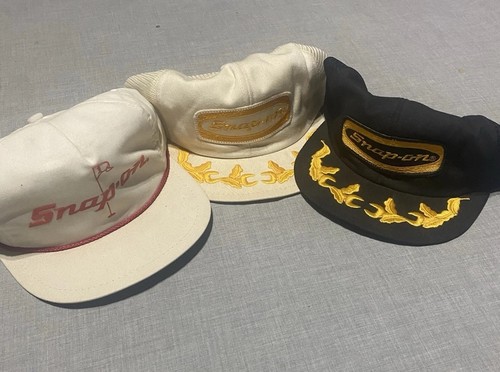 Snap-On Tools Hat Lot Trucker Scrambled Eggs Golf Hat Vintage USA Made New?