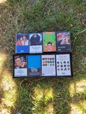 Stereo Cassette Tape Lot Of 8 Dolly Parton Elvis Patsy Cline Bob Dylan